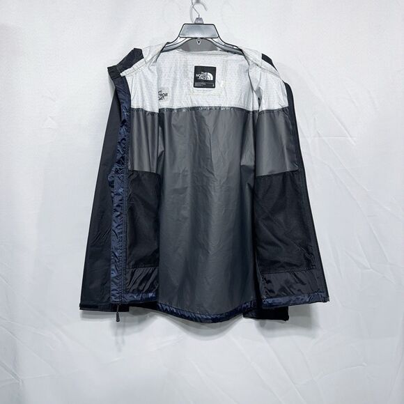 The North Face Mens L Severus Waterproof Rain Jacket Urban Navy Camo MTN Sports - Picture 6 of 12